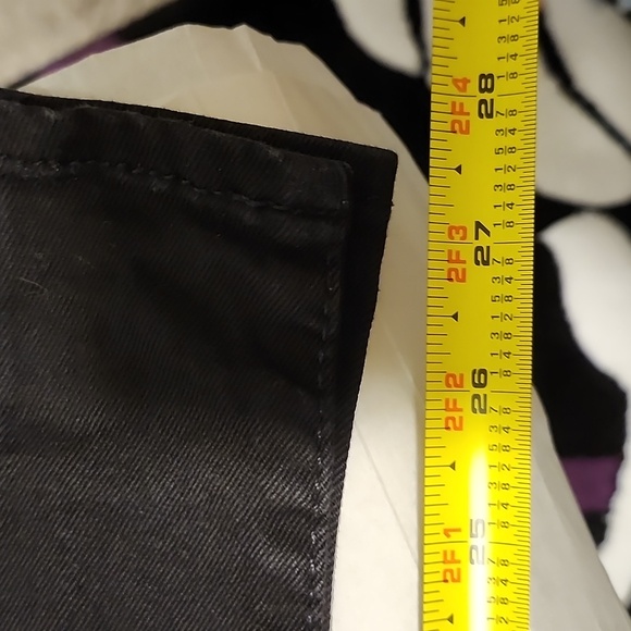 NWOT Women's Rock &Republic Black Skinny Jeans Size 4 Kashmiere - Picture 7 of 8